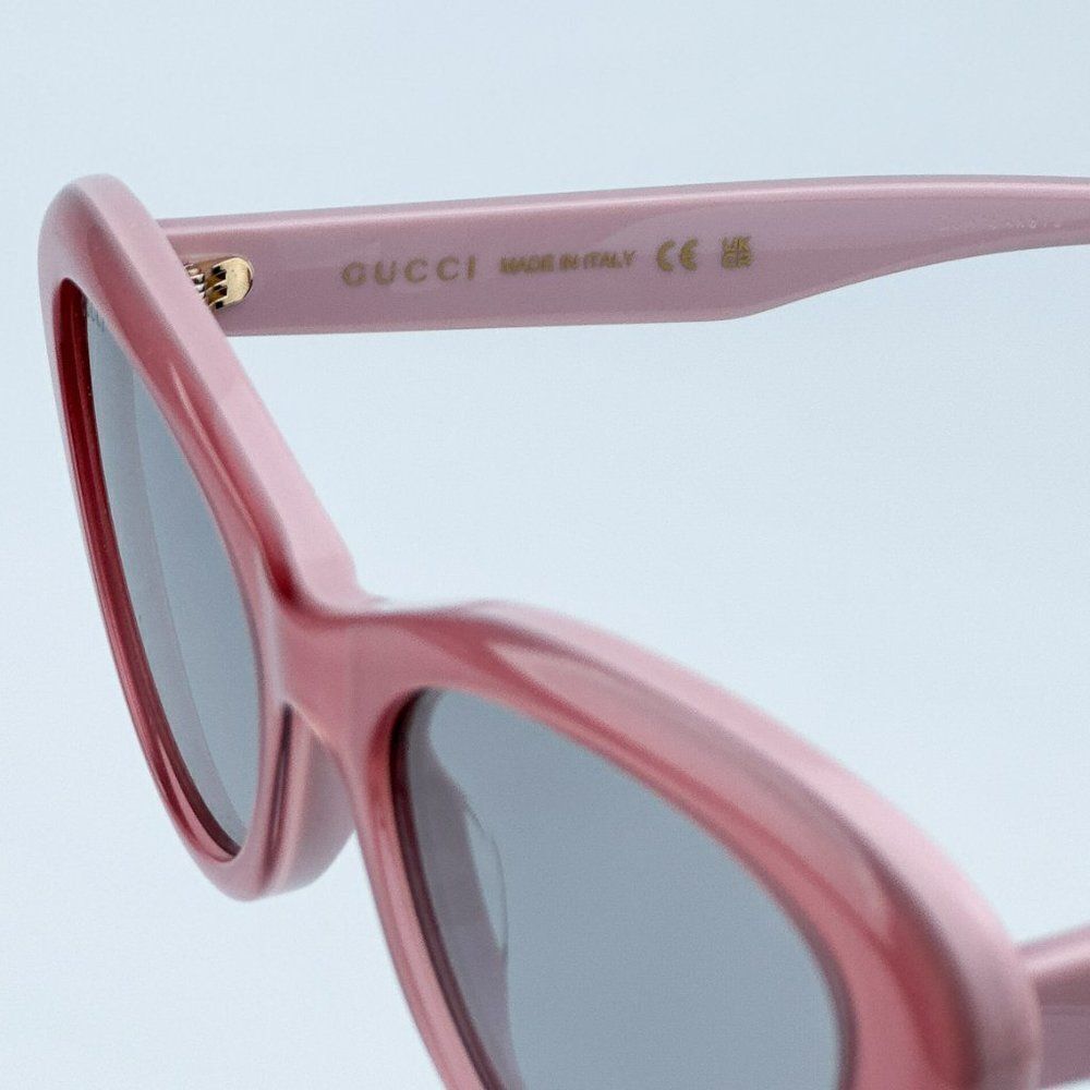 SALE! NEW Gucci GG1170S 004 Pink Grey Cat Eye Women Sunglasses GG 1170S - Picture 13 of 15